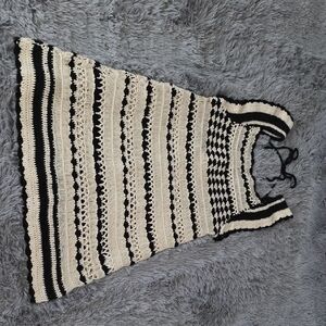 2 For $25. Forever 21 Black and Cream Crochet Dress